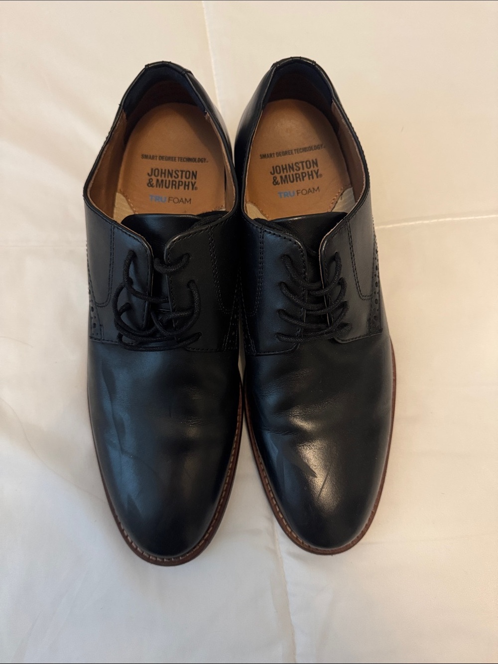 Johnston & Murphy Black Leather Shoes